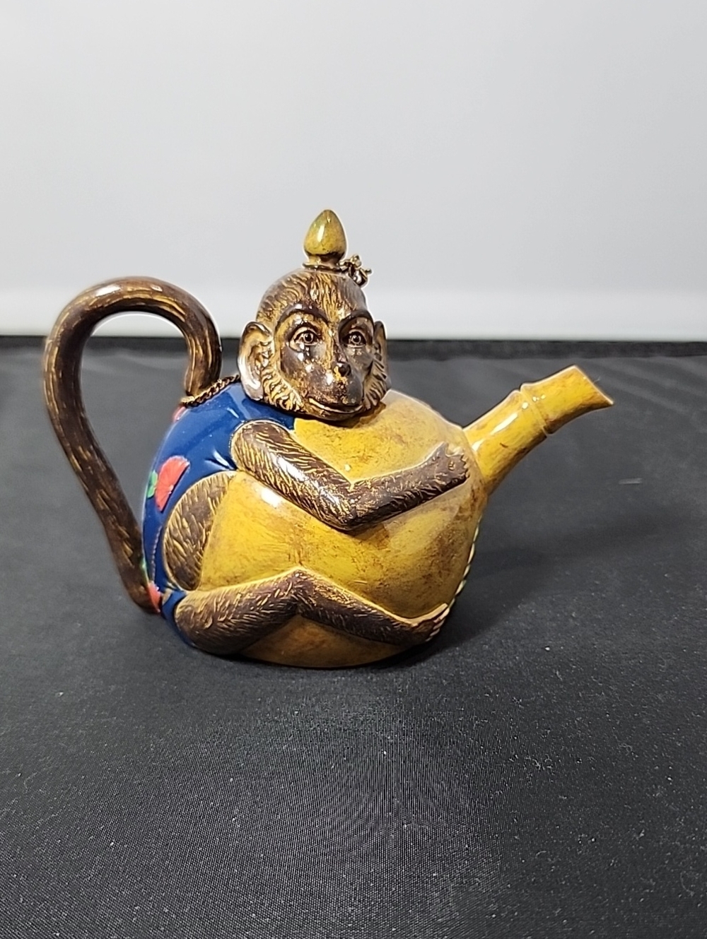 Vintage Nini #6-12 Hand painted Mini Monkey Teapot- Decorative